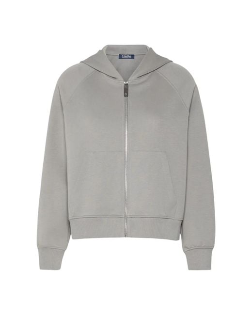 Max Mara Gray Zip-Throughs
