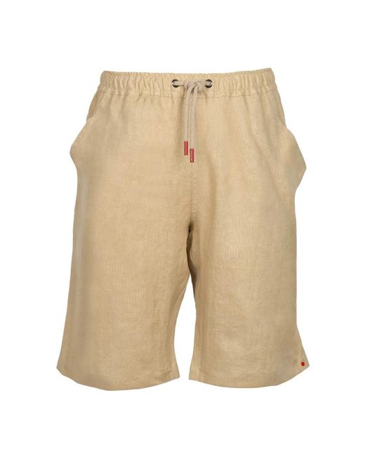 Kiton Natural Casual Shorts for men