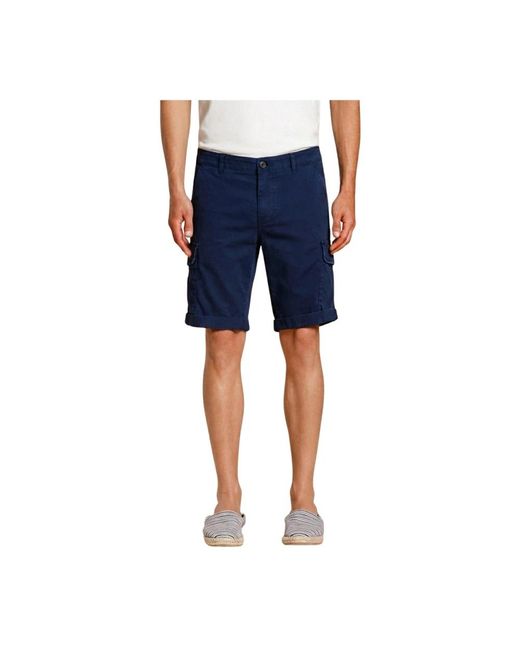 Mason's Blue Casual Shorts for men