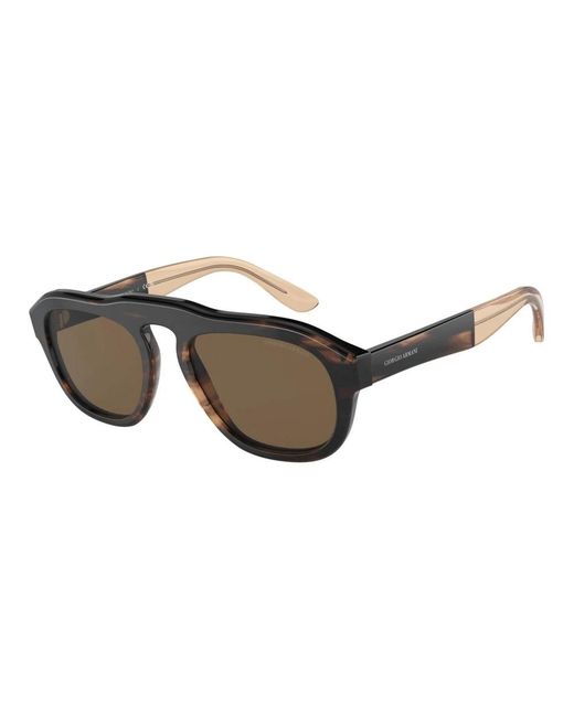 Giorgio Armani Brown Sunglasses for men