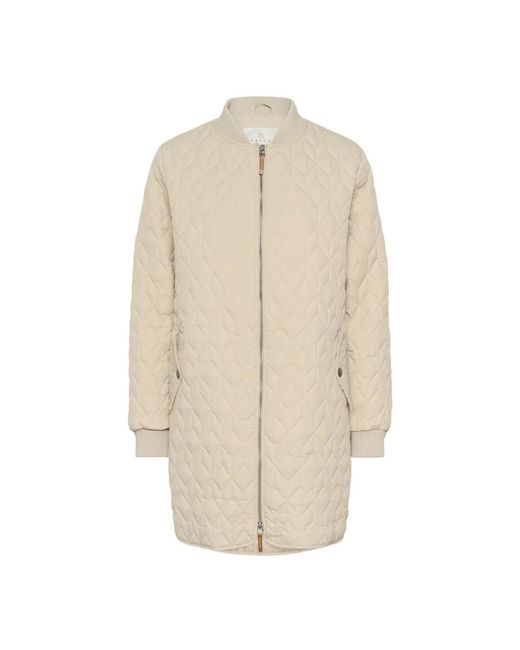 Kaffe Susanne Coat in het Natural