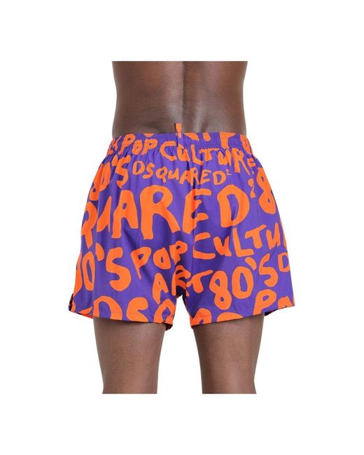 Beachwear DSquared² de hombre de color Red