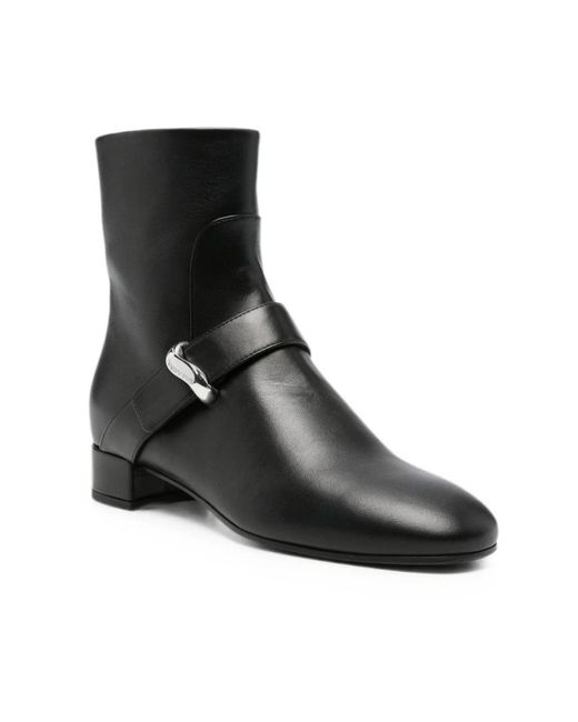 Emporio Armani Black Heeled Boots