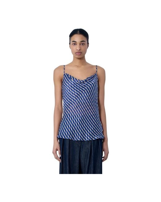 Dries Van Noten Blue Blouses