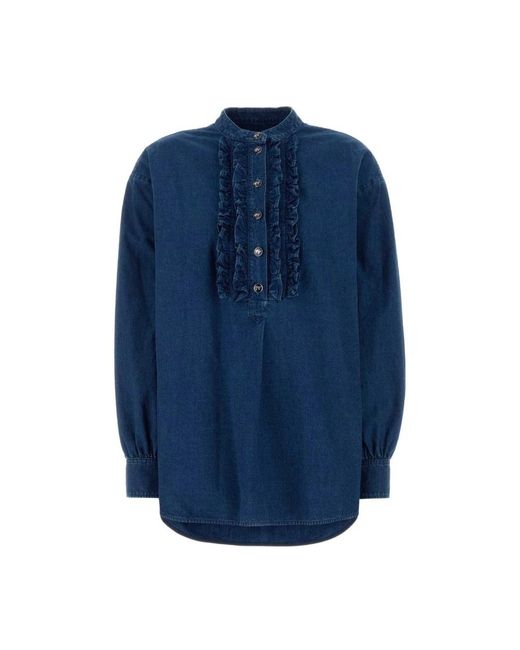 Valentino Garavani Blue Blouses