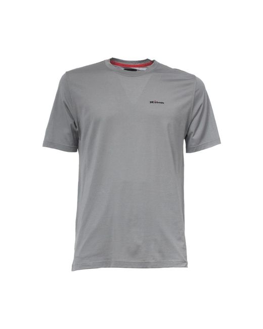 Kiton Gray T-Shirts for men