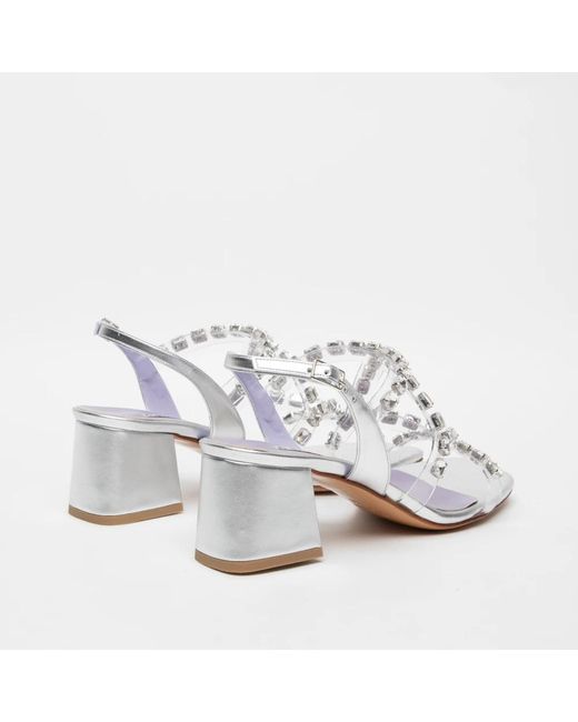 Albano White High heel sandals