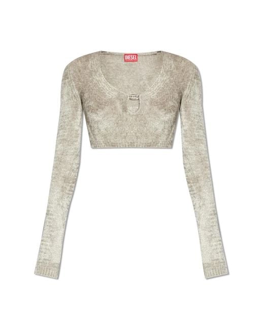 Long Sleeve Tops DIESEL de color Gray