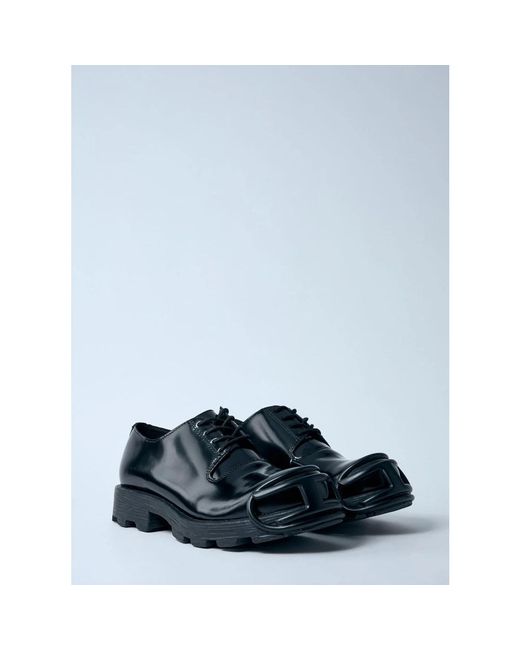 DIESEL Blue Laced Shoes for men