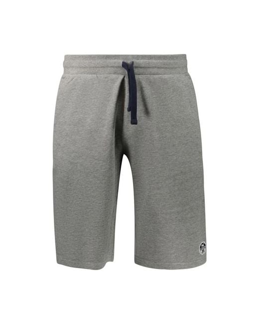 North Sails Gray Casual Shorts for men