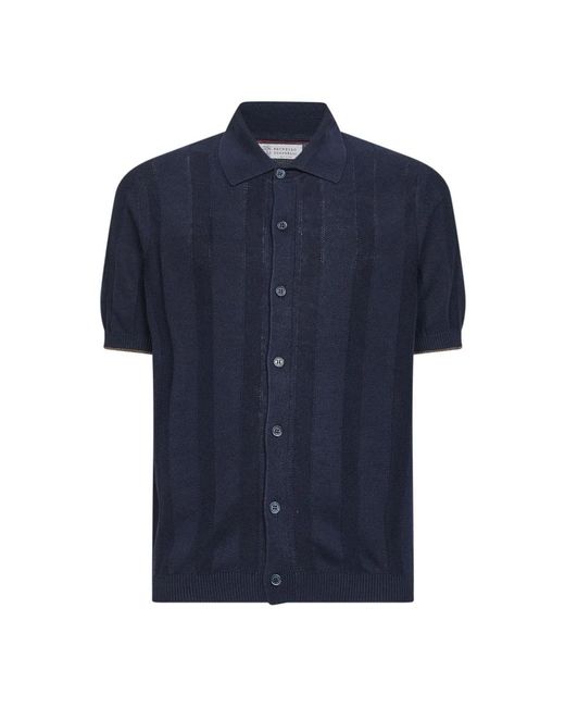 Cardigans Brunello Cucinelli de hombre de color Blue