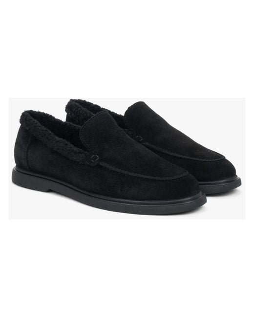 ESTRO Black Loafers