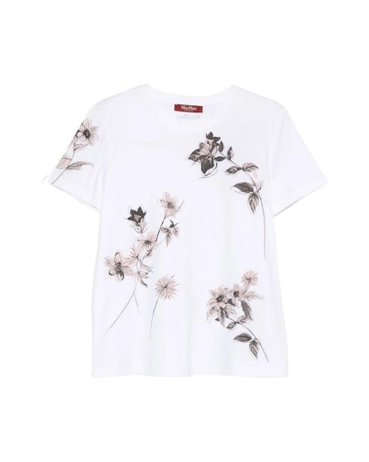 T-Shirts Max Mara de color White