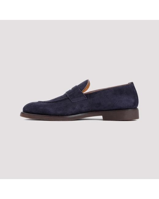 Brunello Cucinelli Loafers in het Blue voor heren