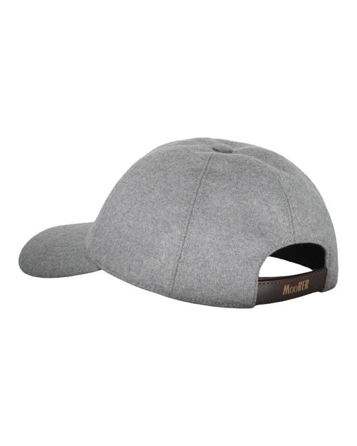 Moorer Baseballpet Met Logo in het Gray voor heren