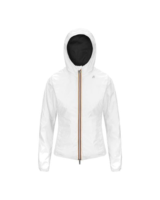 K-Way White Light Jackets