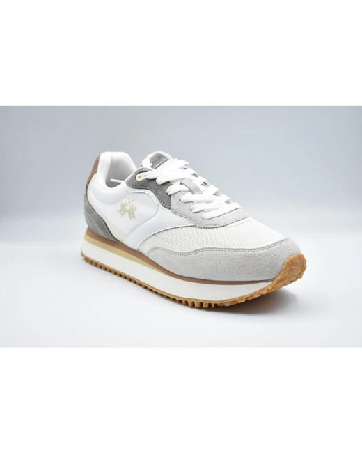 La Martina White Sneakers for men