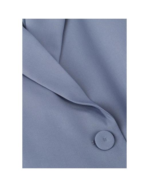 Notre-v Kleedjes ,Blauw ,Charmante Blauwe Mini Jurk in het Blue