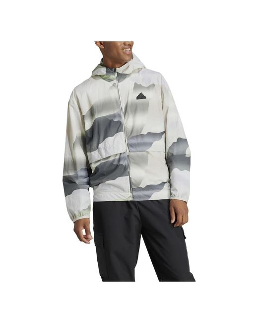 Adidas Gray Light Jackets for men