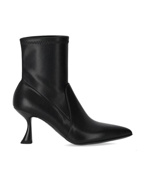 Sergio Levantesi Black Heeled Boots