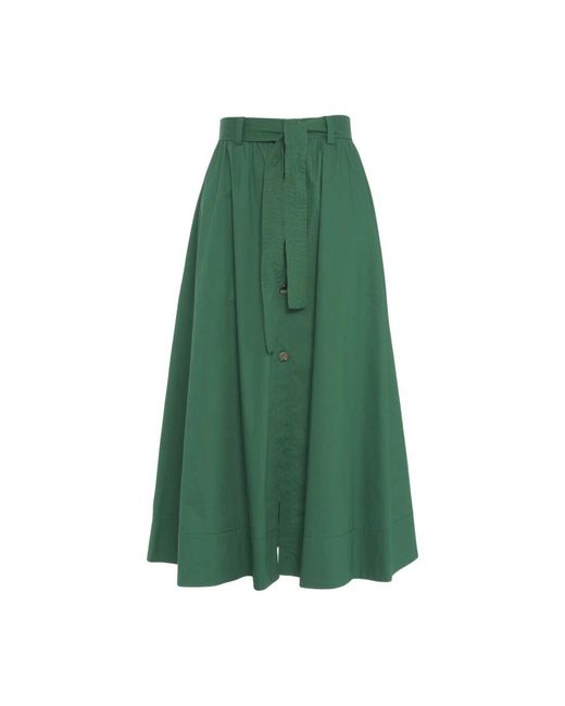 Liu Jo Green Midi Skirts