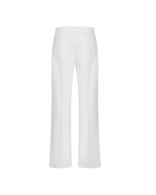 Seventy White Straight Trousers
