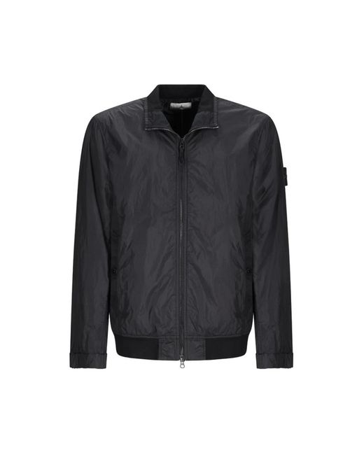 Stone Island Black Light Jackets for men