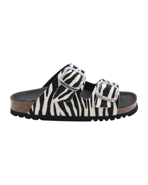 Flat Sandals Scholl en coloris Black