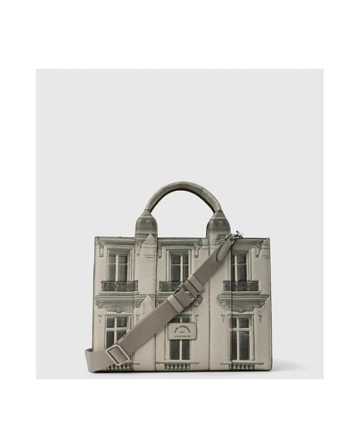 Karl Lagerfeld Metallic Shopping Bags