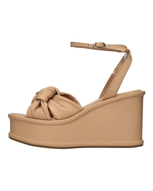 Elvio Zanon Brown Wedges