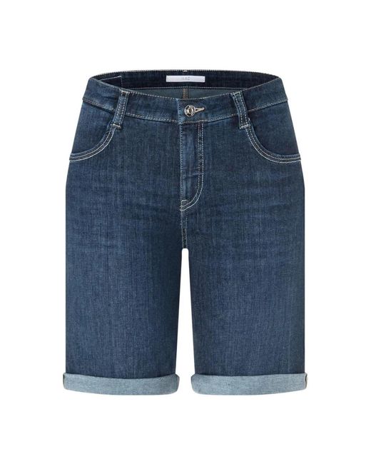 M·a·c Blue Denim Shorts