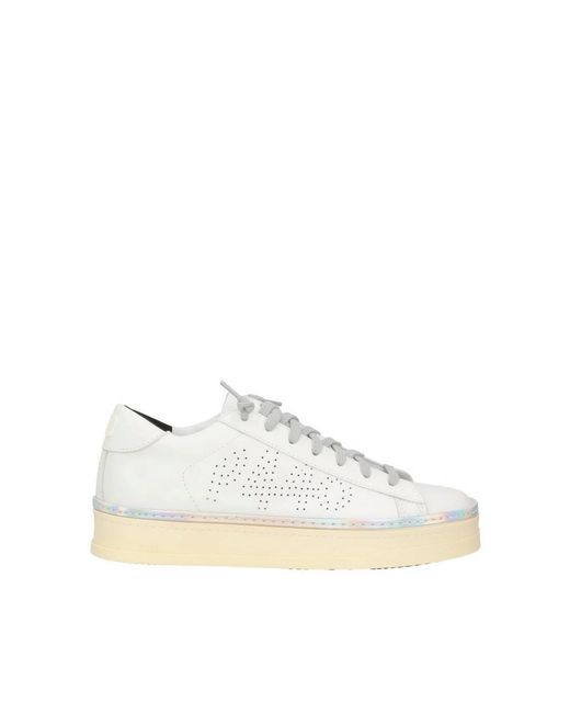 P448 White Jack Sneakers