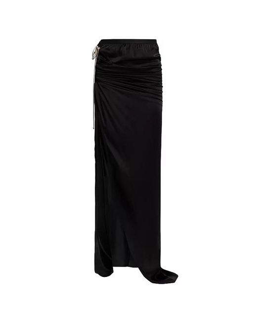 Rick Owens Black Maxi Skirts