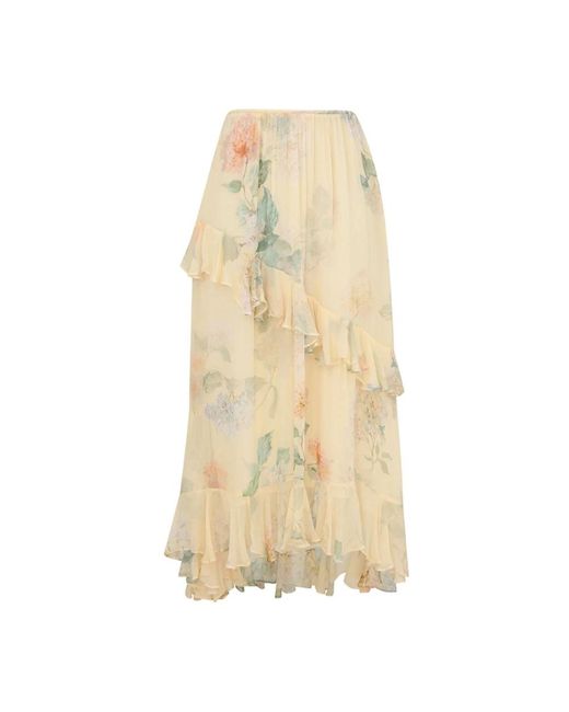 Zimmermann Maxi Skirts in het Natural