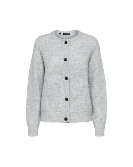 SELECTED Alpaca Vest in het Gray