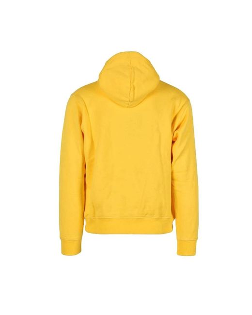 DSquared² Yellow Hoodies for men