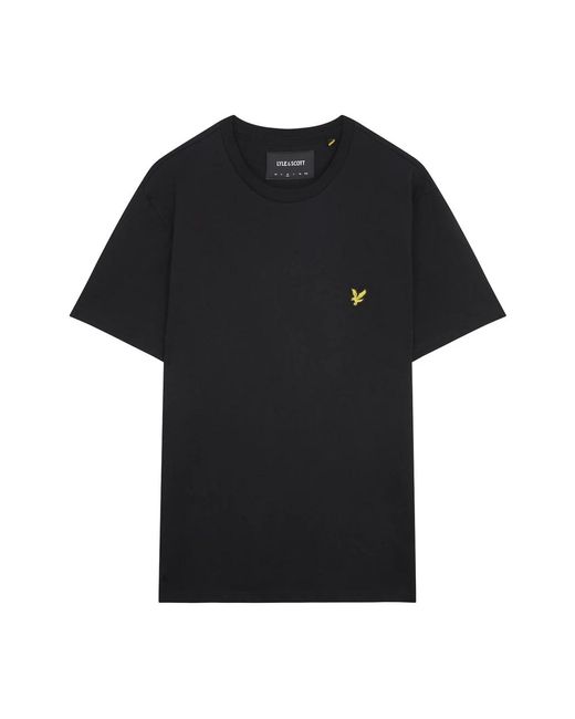 Lyle & Scott Einfaches t-shirt für männer,einfaches t-shirt in Black für Herren