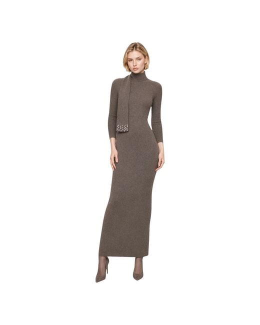 Kocca Brown Knitted Dresses