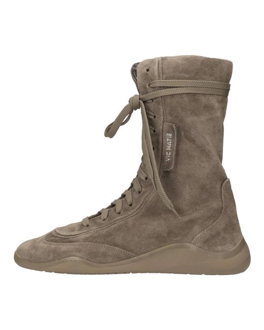 Vic Matié Brown Lace-Up Boots