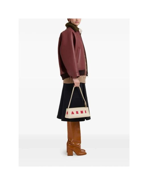 Marni Pink Shoulder Bags