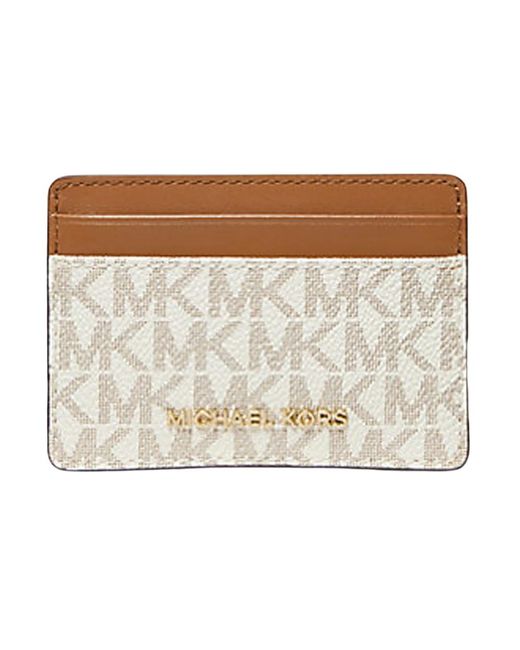 Wallets & Cardholders di Michael Kors in Metallic