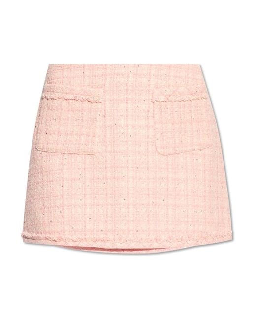 LoveShackFancy Short Skirts in het Pink