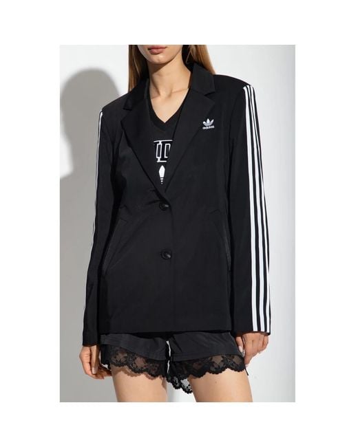 Adidas Originals Black Einreihiger blazer