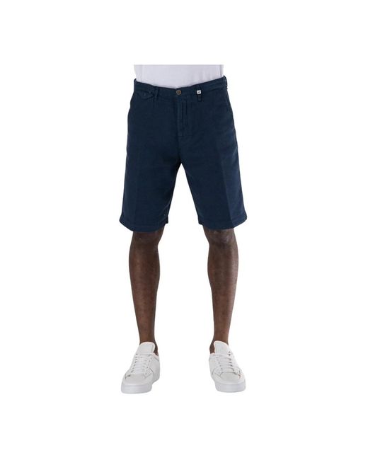 Myths Blue Casual Shorts for men
