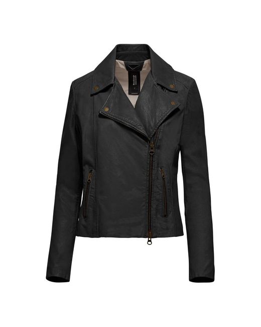 Bomboogie Black Leather Jackets