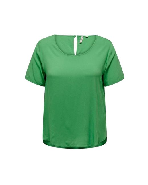 Only Carmakoma Green T-Shirts