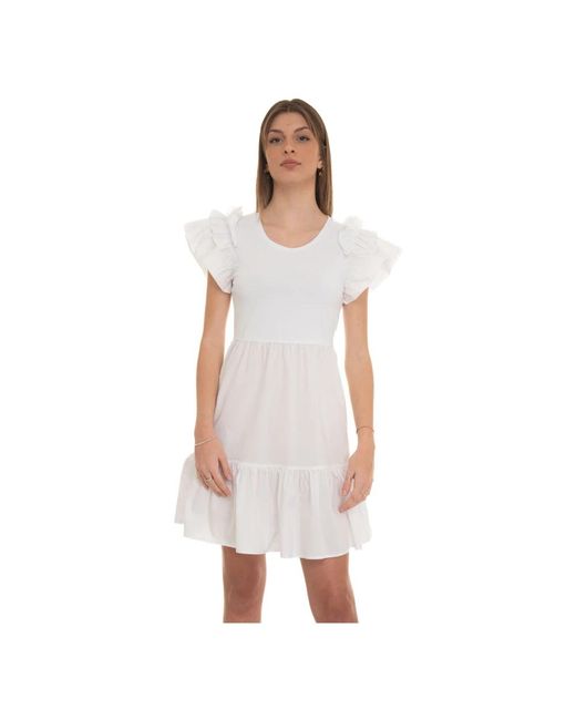Liu Jo White Short Dresses