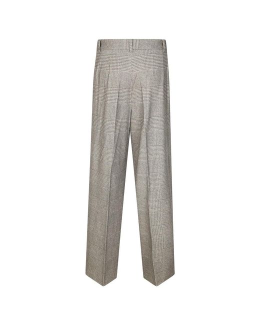 Circolo 1901 Gray Wide Trousers