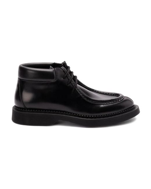 Saint Laurent Lace-Up Boots in het Black voor heren