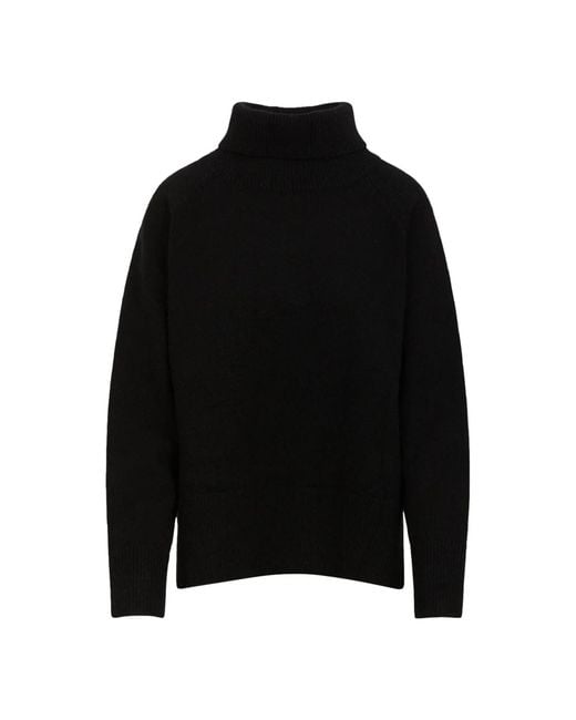 Maglione con collo alto - pullover elegante di COSTER COPENHAGEN in Black